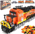 City Train Building Set Stem Trains Building Toy for Boys Girls Ages 6-14 BNSF Freight Trains Model for Kids and Adult Stem Locomotive Train Building Blocks Christmas Birthday Gifts 635 PCS