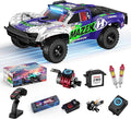Hosim Fast RC Cars for Adults Brushless 1/10 Scale MAZEK 4x4 Off-Road Electric All Terrain Hobby Grade Monster Truck with 3S Lipo Battery &amp 100A ESC 4S Ready RC Truck Waterproof Remote Control