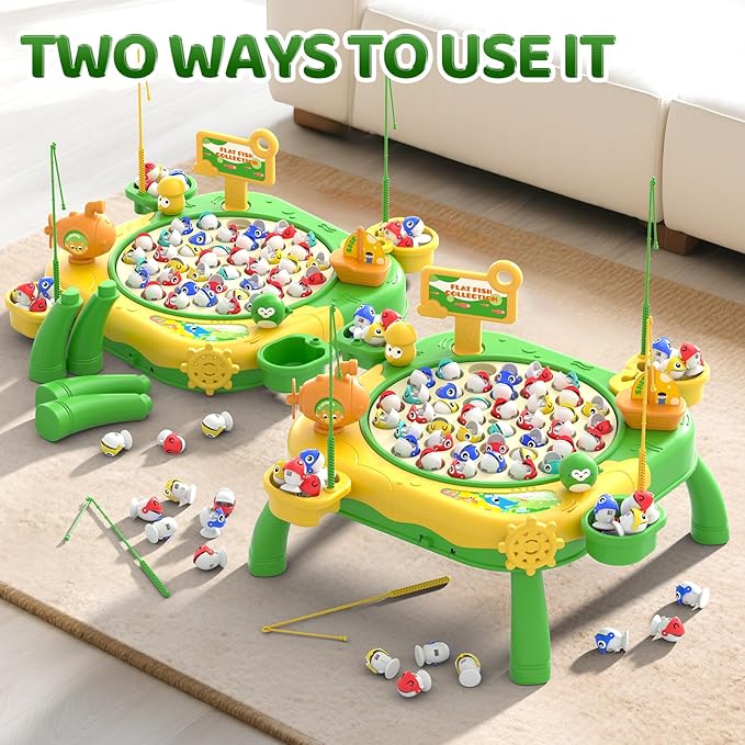 Magnetic Fishing Game for Kids Toddlers Ages 3-5 5-7 Kids Toddler Fishing Game Fish Toy Board Game for Toddlers 3 4 5 6 7 8 Years Old Birthday Gifts