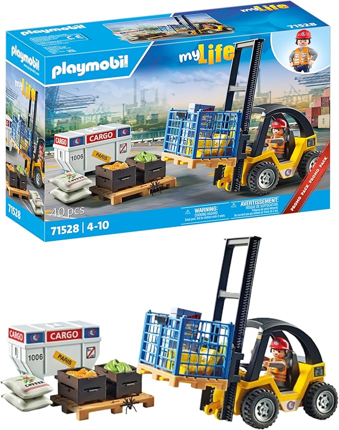 Playmobil Forklift Truck with Cargo