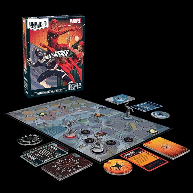 Unmatched: Marvel - Hell's Kitchen - Strategy Fighting Superhero Game for Family Teens &amp Adults by Restoration Games