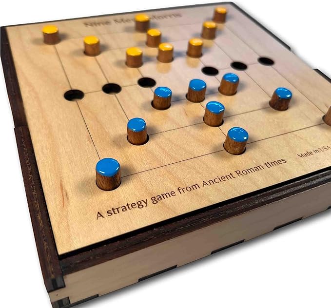 Nine Mens Morris – Strategy game from ancient Rome. Premium version made in USA