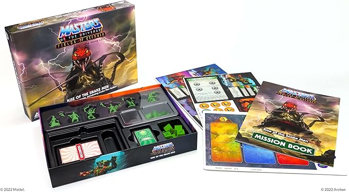 Masters of The Universe Rise of The Snakemen Expansion Set for Fields of Eternia Board Game for 1-6 Players Ages 14+