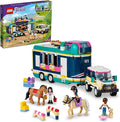 LEGO Friends Horse Show Trailer 41722 Horse Toy for 8 Plus Year Old Girls and Boys with 2 Horses SUV Car and Riding Accessories Animal Playset Gift idea