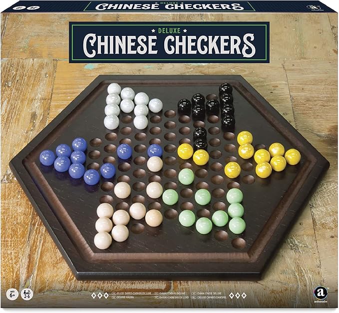 Merchant Ambassador Craftsman Deluxe Chinese Checkers Set