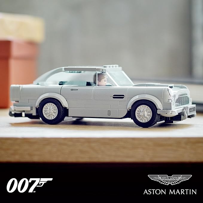 Lego Speed Champions 007 Aston Martin DB5 76911 Building Toy Set Featuring James Bond for Kids Boys and Girls Ages 8+ (298 Pieces) 10.32 x 5.55 x 2.4 inches