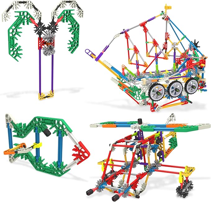 KNEX 80 Model Deluxe Set with Reusable Bag - STEM Building Kit Kid Construction Creative Play Toy‚ Ages 8+