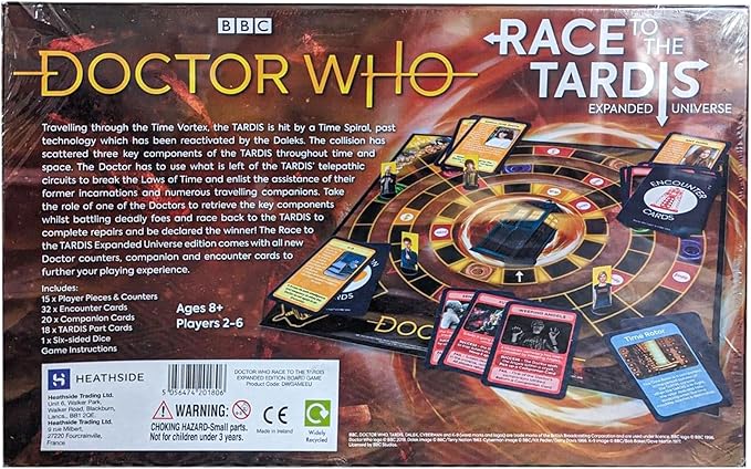 Eaglemoss Doctor Who Race to The Tardis Expanded Universe Board Game