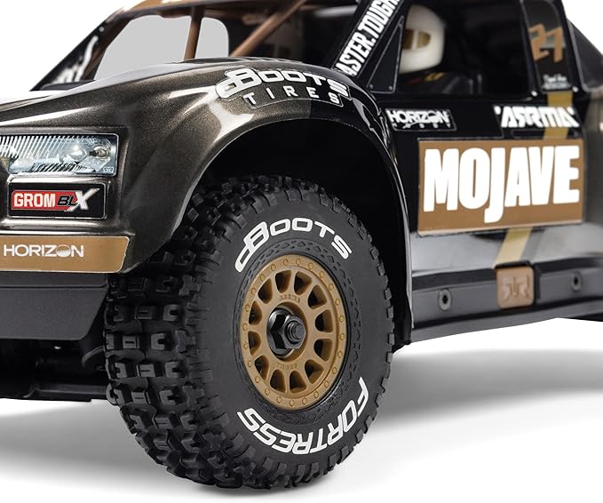 ARRMA RC Truck Mojave GROM 4X4 223S BLX BRUSHLESS Small Scale Desert Truck RTR (Battery and Charger Not Included) with DSC Black ARA2304T1