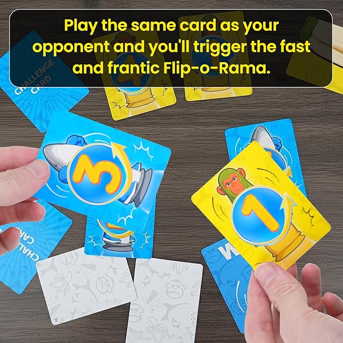 Banana Momkey vs sharkman: Flippin' Fun Party Game You'll Ever Play for Family Adults - Perfect Christmas Parties Game Night | Bonus Content Included