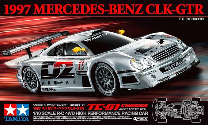 Tamiya 58731 1/10 R/C 1997 Mercedes-Benz CLK-GTR (TC-01)