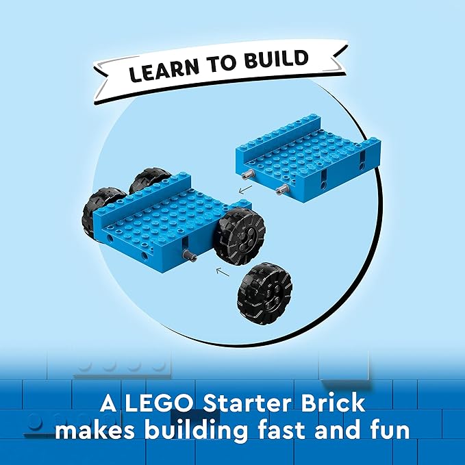 Lego 60391 City Camiones de Construcción y Grúa con Bola de Demolición Excavadora de Juguete Camión Basculante y Vehículos de Transporte Set de Aprendizaje para Niños y Niñas a Partir de 4 Años