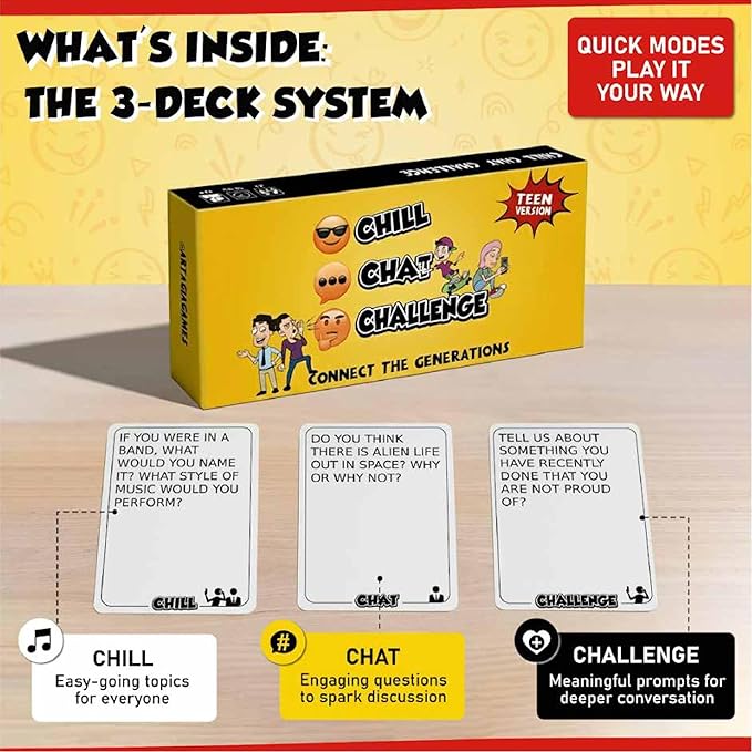 ARTAGIA Fun Social Skills and Therapy Game for Adults and Teenagers: CBT Family Game for Therapeutic Conversations and Better Relationships. Counseling Tool