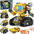 5 in 1 STEM RC Robotics Kit APP &amp Remote Control Robot Building Kit DIY Science Kits for Kids Age 8-12 8 Year Old Boy Birthday Gift
