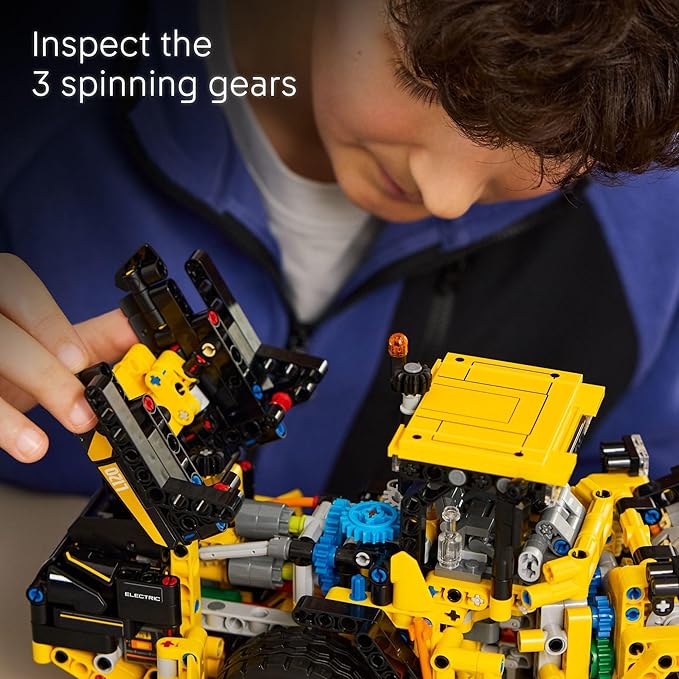 LEGO Technic Volvo L120 Electric Wheel Loader Construction Toy - Pretend Play Building Set - Great Birthday Gift for Boys Girls and Kids 9+ Who Love Vehicle Playsets - 42209