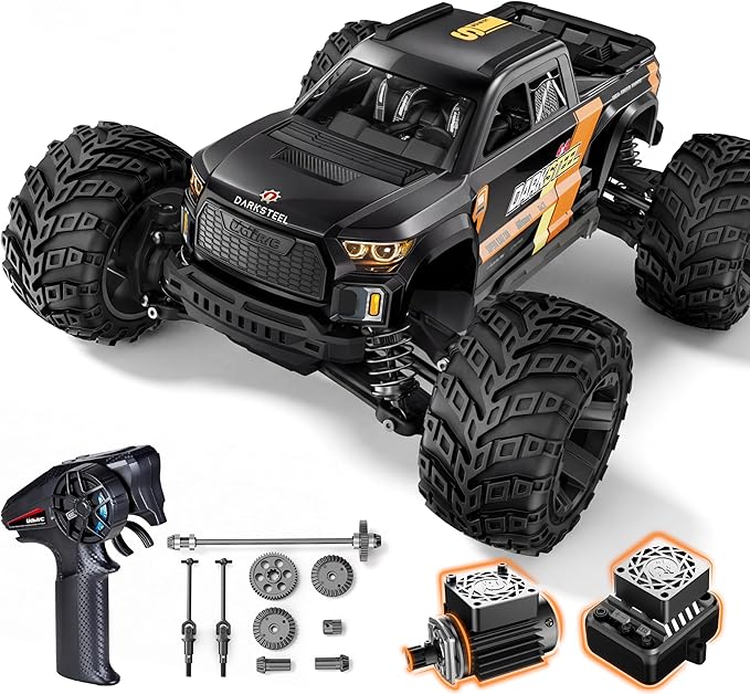 UDIRC 1610S Brushless Fast RC Car 56+ MPH and Standing Backflip in Stock Setup 1:16 High Speed RC Truck 4WD RTR Off-Road Monster RC Truck for Adults