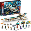 LEGO NINJAGO Hydro Bounty Building Set 71756 Submarine Toy with Kai and NYA Minifigures Ninja Toys Gifts Presents for Kids Boys Girls Age 9 Plus Years Old