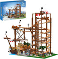 Sosuy Roller-Coaster Building Set Electric Motorized Track Ship Amusement Park Toy for Boy Girl Teen Easter Birthday Gifts for Adult Kid Ages 6 7 8 9+ City Construction Theme Collection 2174pcs