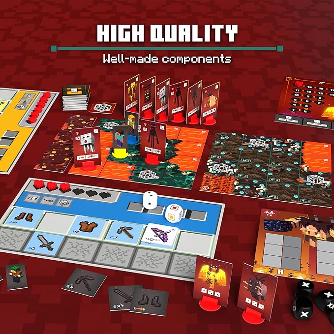 Ravensburger Minecraft: Portal Dash - Engaging Family Board Game for Kids and Adults | Adventure-Packed Gameplay | Ideal Gift for Minecraft Enthusiasts | Suitable for Age 10 and Above