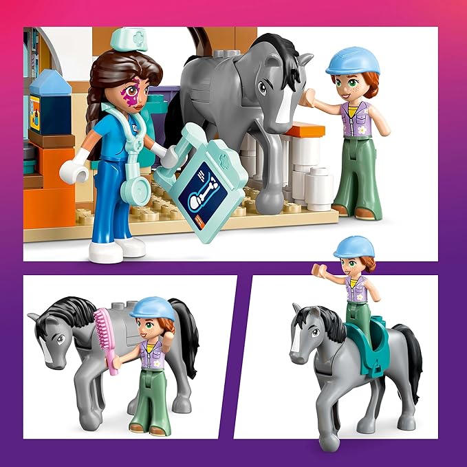Lego 42651 Friends Animal Hospital and Pets Toy Toy Birthday Present Block Girls Boys Children 7 Years 8 9 Years Old Elementary School Student Pretend Play Pretend Play Animal Creatures