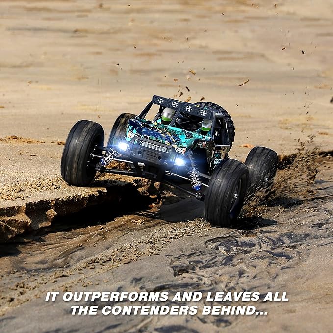 HAIBOXING 2995 Remote Control Truck 1:12 Scale RC Buggy 550 Motor Upgrade Version 42KM/H High Speed RC Cars Electric Powered 4X4 Off-Road RTR Ideal Hobby for Kids&amp Adults 40+ Min Play