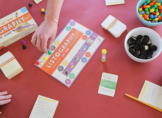 Listography: The Game: May The Best List Win! (Board Games Games for Adults Adult Board Games)