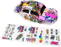 SummitLink Custom Body Compatible for 1/10 1/8 Scale RC Car or Truck (Truck not Included) (Graffiti Pink Pig)