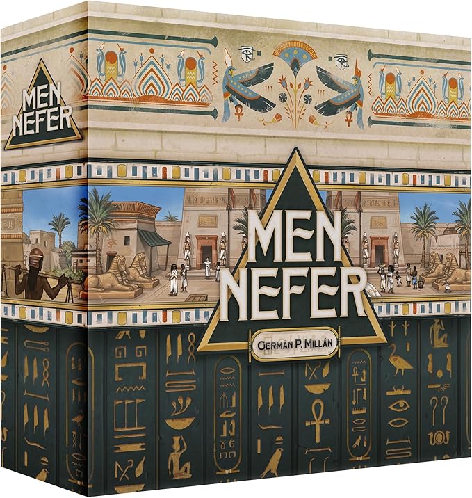 Men-Nefer Board Game - Journey Through Ancient Egypt! Worker Placement Strategy Game Fun Family Game for Teens &amp Adults Ages 14+ 1-4 Players 60-120 Minute Playtime