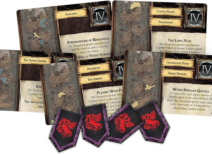 Asmodee A Game of Thrones The Board Game Mother of Dragons Expansion Strategy Game for Kids &amp Adults Ages 14+ 3-8 Players 2-4 Hour Playtime Made by Fantasy Flight Games