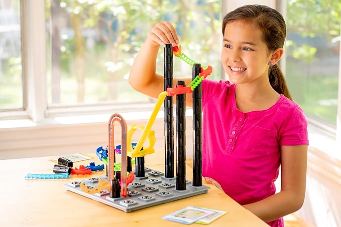 ThinkFun Roller Coaster Challenge STEM Toy and Building Game for Boys and Girls Age 6 and Up – TOTY Game of the Year Finalist