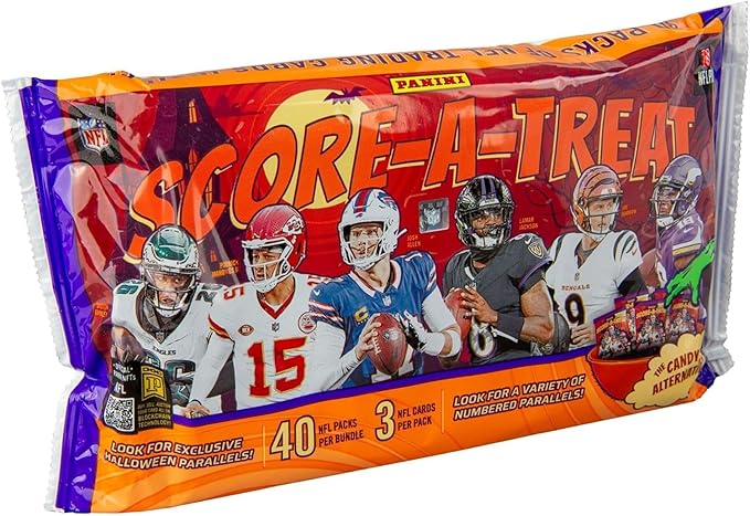 Panini Halloween 2025 Score-A-Treat Football Trading Cards – NFL Cards – NFL Trading Cards – 2025 Football Card Packs – NFL 2025 Football Cards – Football Packs