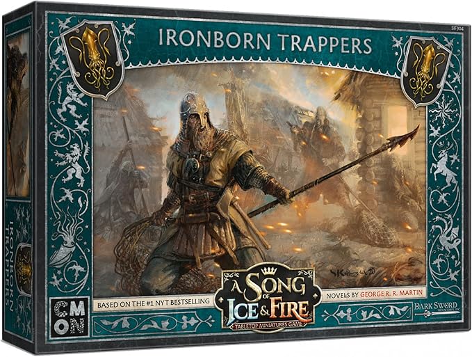 CMON A Song of Ice and Fire Tabletop Miniatures Ironborn Trappers Unit Box - Deadly Ambush Masters Strategy Game for Adults Ages 14+ 2+ Players 45-60 Minute Playtime Made by CMON