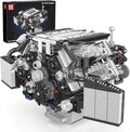 Mould King W12 Engine Toys Building Block Model Engine Kit for Adults V8 Engine Scale Model 10230 STEM DIY Building Kits That Works Blocks for Adults and Aged 14+ (871 Pieces)
