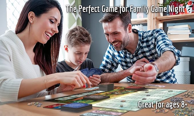 Raccoon Tycoon - Gateway Strategy Board Game for Adults and Family | Fast Fun Economic and Set-Collecting Competitive Game | 2-5 Players | Ages 8 and Up | 60-90 Minutes | by Forbidden Games