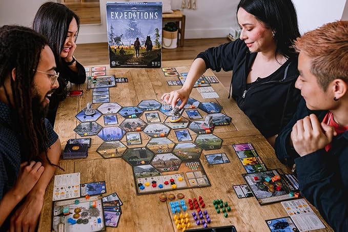 Stonemaier Games: Expeditions (Base Game) by Jamey Stegmaier | A Competitive Engine Building &amp Exploration Strategy Board Game Set in an Alternate European History 1920+ | 1-5 Players 90 Mins