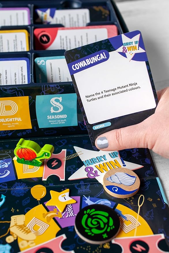 Randolph CDSK | Fun Trivia Party Game for Teens and Adults | Great for Game Nights and Large Groups | Two Player or Team Challenge | 2500+ Trivia Questions | Ages 14+ | 2 to 16 Players | 45 Minutes