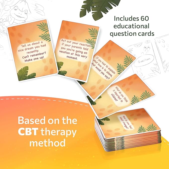 CBTrip Therapy Game for Kids Counseling Game Exploring Thoughts and Feelings Through Imagination CBT Therapy Games for Counselors Focusing on Social Skills Development Through Play