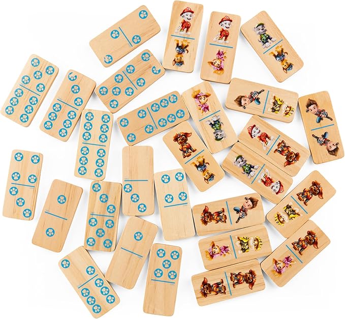 PAW Patrol: The Movie 4-Game Adventure City Pack Memory Match Pop-Up Wooden Dominoes &amp Lookout Games PAW Patrol Toys for Kids Ages 4 and up