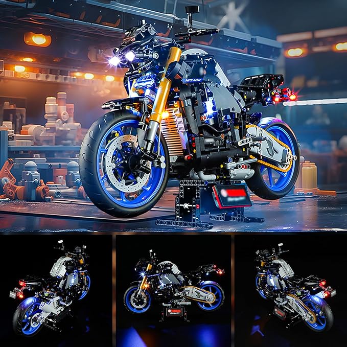 YEABRICKS LED Light for Lego-42159 Technic Yamaha MT-10 SP Building Blocks Model (Lego Set NOT Included)