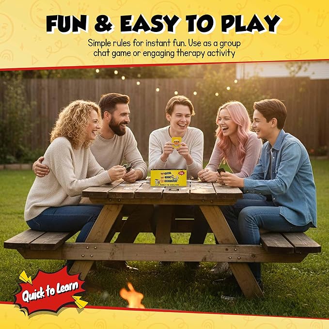 ARTAGIA Fun Social Skills and Therapy Game for Adults and Teenagers: CBT Family Game for Therapeutic Conversations and Better Relationships. Counseling Tool
