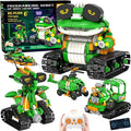 STEM Robot Building Kits for Kids 6-14 5in1 Remote &amp APP Controlled STEM Tractor/Frog/Robot Building Toys 732 Pcs Educational Building Block Sets for Kids Erector Sets Gifts for Boys Girls