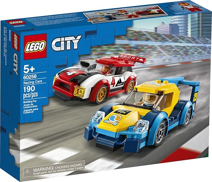 LEGO City Racing Cars 60256 Fun Buildable Toy for Kids (190 Pieces)