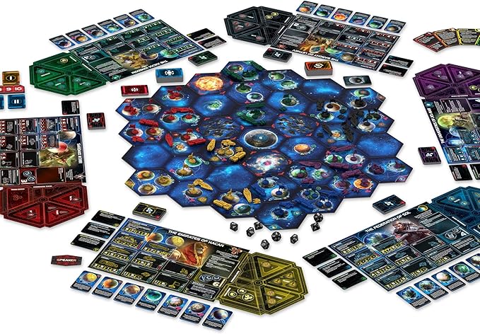 Asmodee Twilight Imperium: 4th Edition Board Game - Epic Galactic Conquest Sci-Fi Adventure Strategy Game for Kids &amp Adults Ages 14+ 3-6 Players 4-8 Hour Playtime