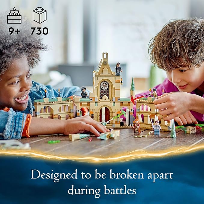 LEGO Harry Potter The Battle of Hogwarts Building Toy Set Harry Potter Toy for Boys Girls and Kids Ages 9+ Features a Buildable Castle Section and 6 Minifigures to Recreate an Iconic Scene 76415