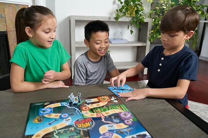 Pressman Wild Kratts Race Around the World Board Game Multicolor 5