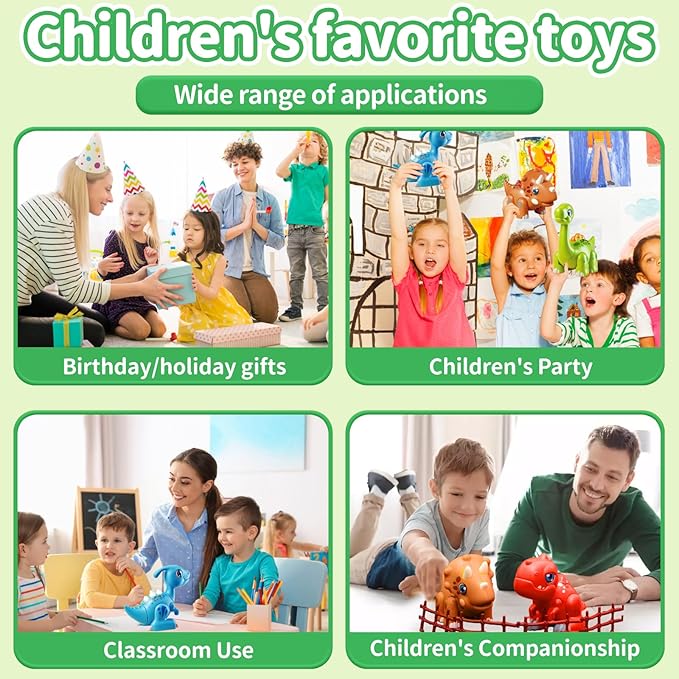Assembly Dinosaur Toy Set for Kids Ages 3-5 Magnetic Dino Toys with Lights &amp Sounds Take Apart Dinosaur Building Set Creative STEM Educational Gift for Boys Girls