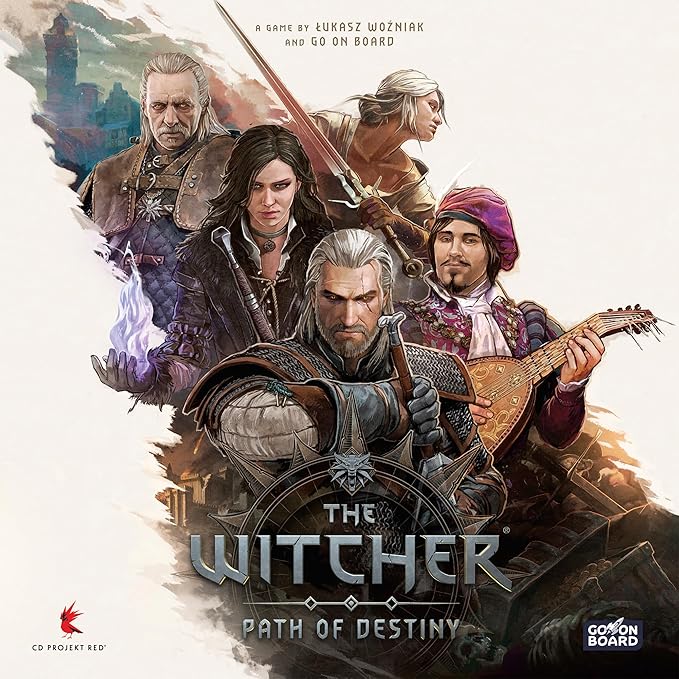 The Witcher: Path of Destiny Deluxe Edition - Competitive Tableau-Building Strategy Game Featuring Geralt Yennefer Ciri &amp More Ages 14+ 1-5 Players 45-90 Minute Playtime