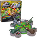 Jurassic World Ravenous Raptors Board Game– Dino Chomping Board Games for Kids Interactive Dinosaur Game w/Snack Balls Play Arena &amp Raptors Easy Play Durable Design for Kids Ages 4+