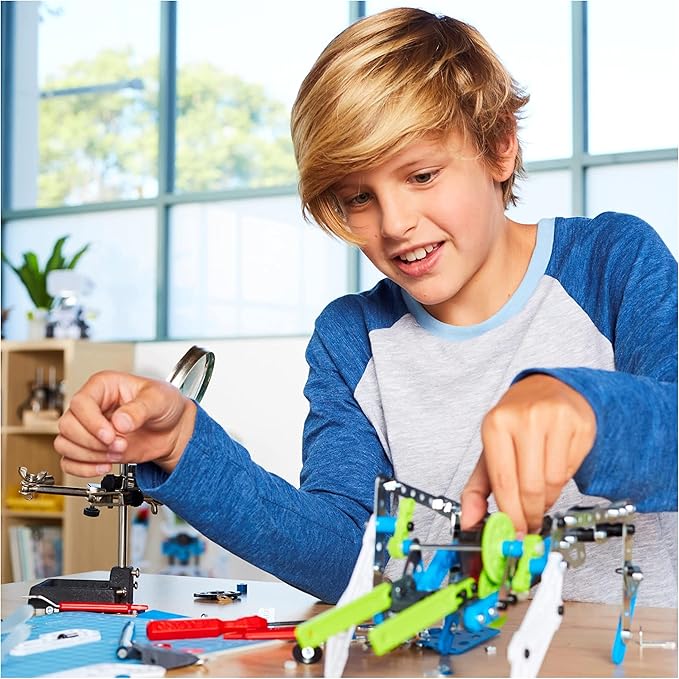 Meccano Action Springs Innovation Set STEAM Building Kit for Kids Aged 10 and Up