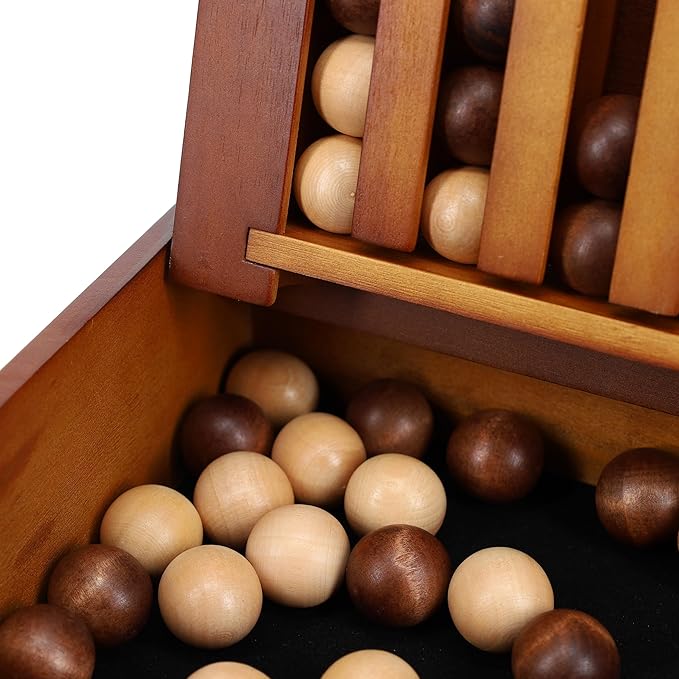 WE Games Wood Captain's Mistress (4-in-a-Row) Connect Game - Large - 11.38 inches